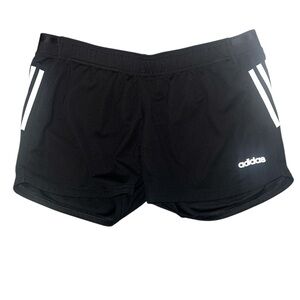 ADIDAS | WOMENS BLACK ATHLETIC AERO READY SHORTS LARGE